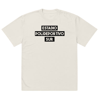 Sqdltd Polideportivo Sur Stadium Oversized faded Tee