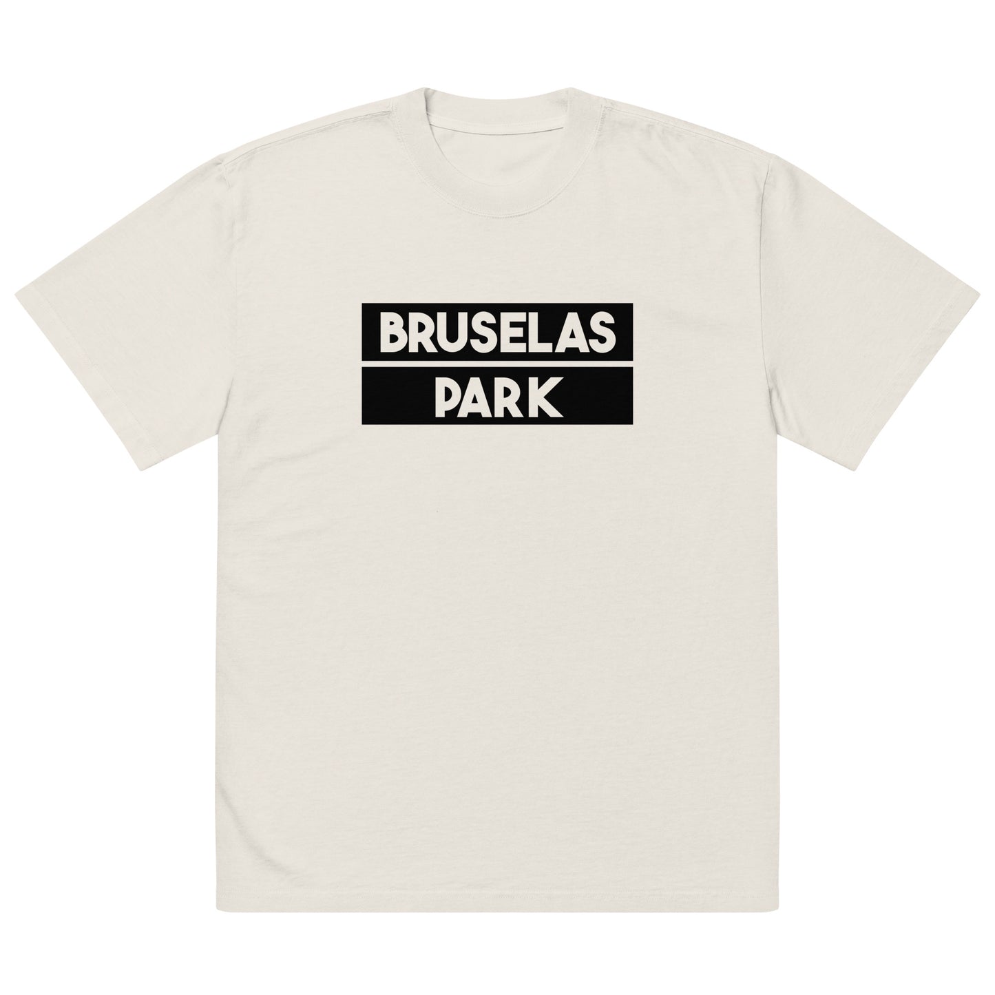 Sqdltd Bruselas Park Stadium Oversized faded Tee