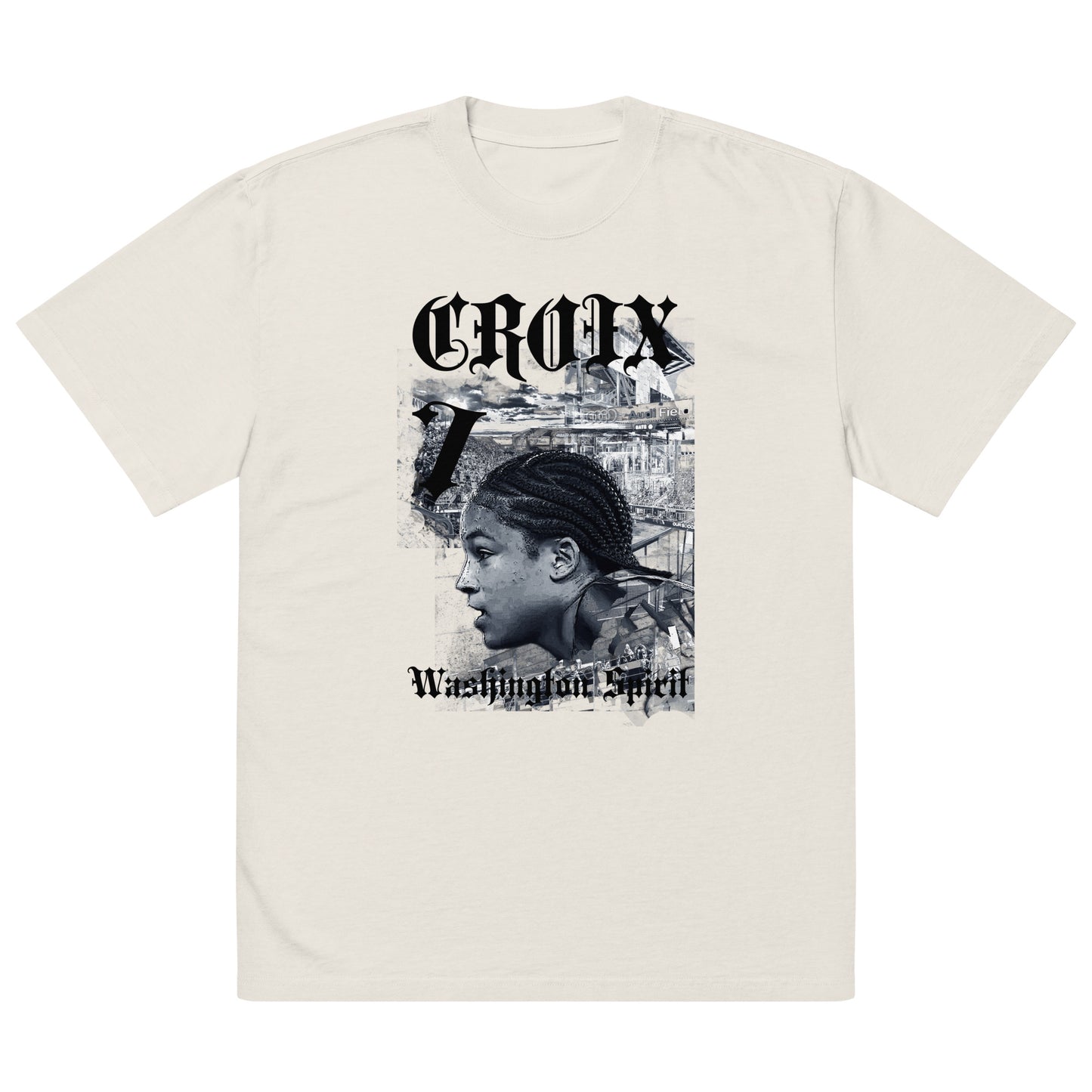 Sqdltd AU24 Croix Oversized faded Tee