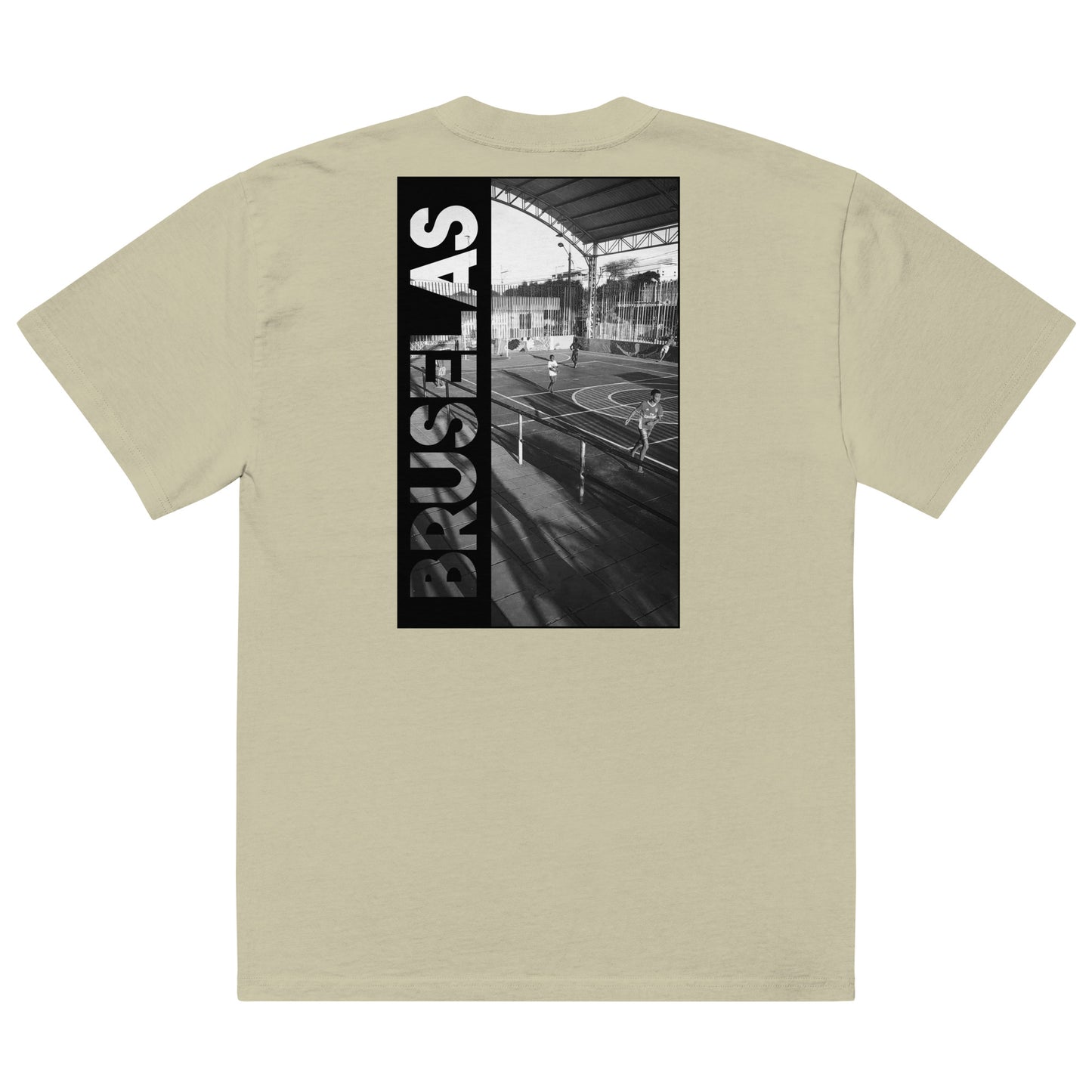 Sqdltd Bruselas Park Stadium Oversized faded Tee