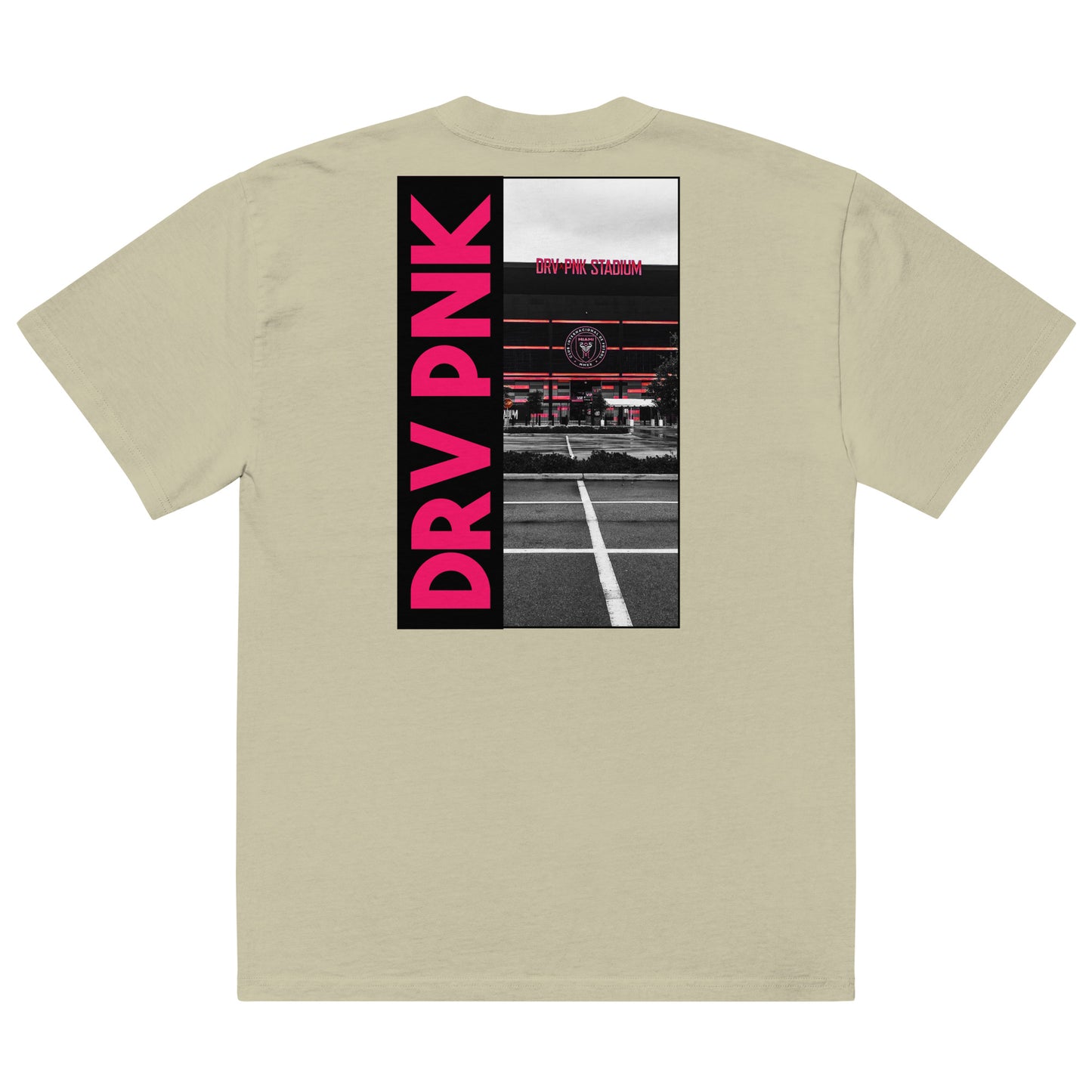 Sqdltd DRV PNK Stadium Oversized faded Tee