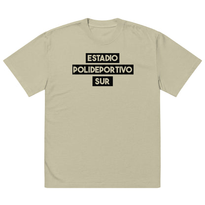 Sqdltd Polideportivo Sur Stadium Oversized faded Tee