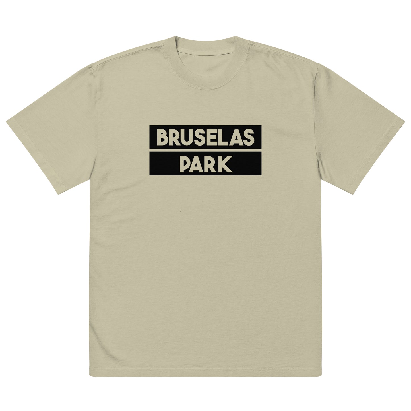 Sqdltd Bruselas Park Stadium Oversized faded Tee