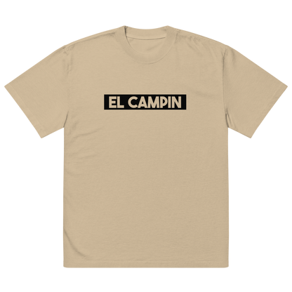 Sqdltd El Campin Intense Eagle Stadium Oversized faded Tee