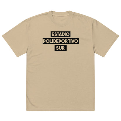 Sqdltd Polideportivo Sur Stadium Oversized faded Tee