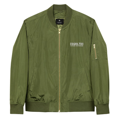 Sqdltd AU23 Never Settle Premium recycled bomber jacket WL