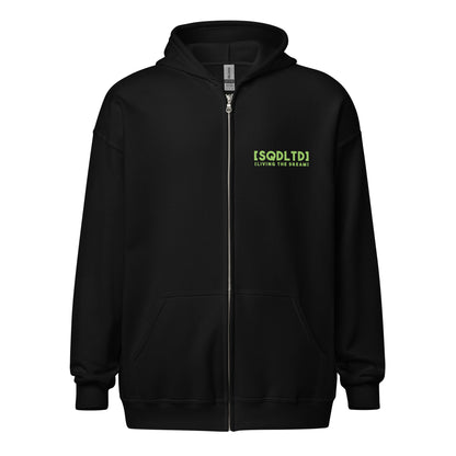 Sqdltd Panna AU23 Unisex heavy blend zip hoodie Khol