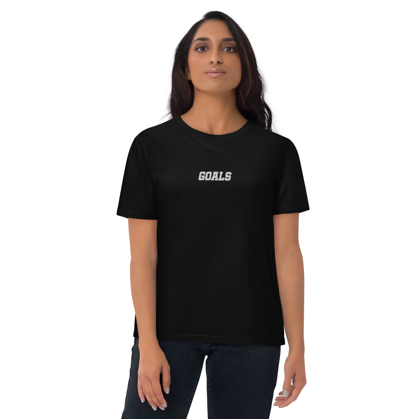 Sqdltd AU23 Goals Embroidered Unisex organic cotton Tee WL