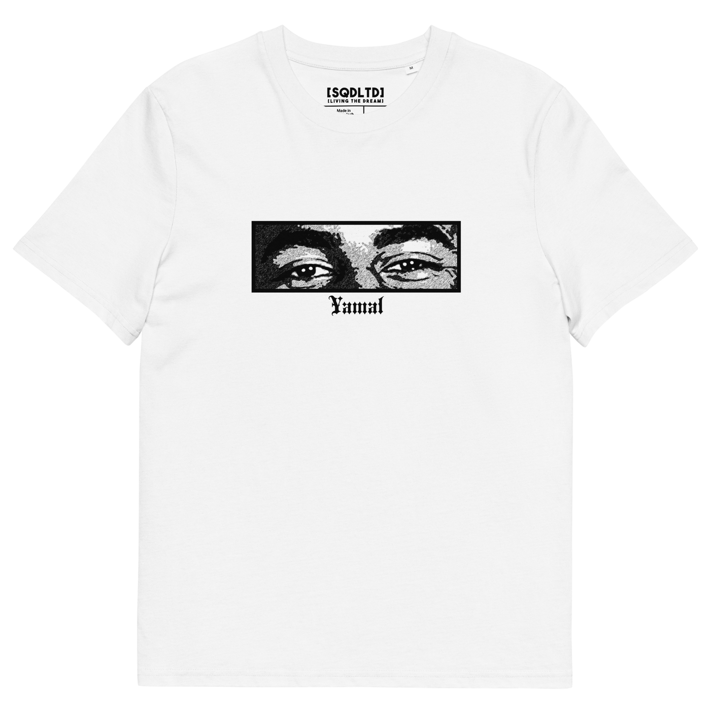 Sqdltd AU24 Yamal Stare Unisex organic cotton Tee