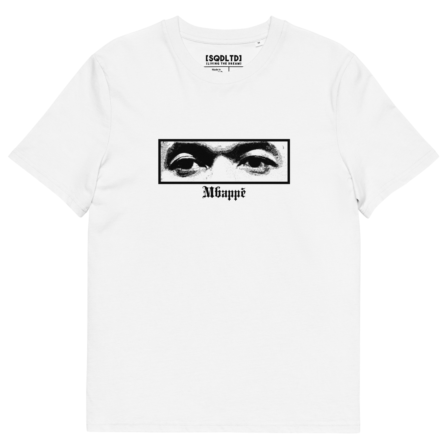 Sqdltd AU24 Mbappe Stare Unisex organic cotton Tee