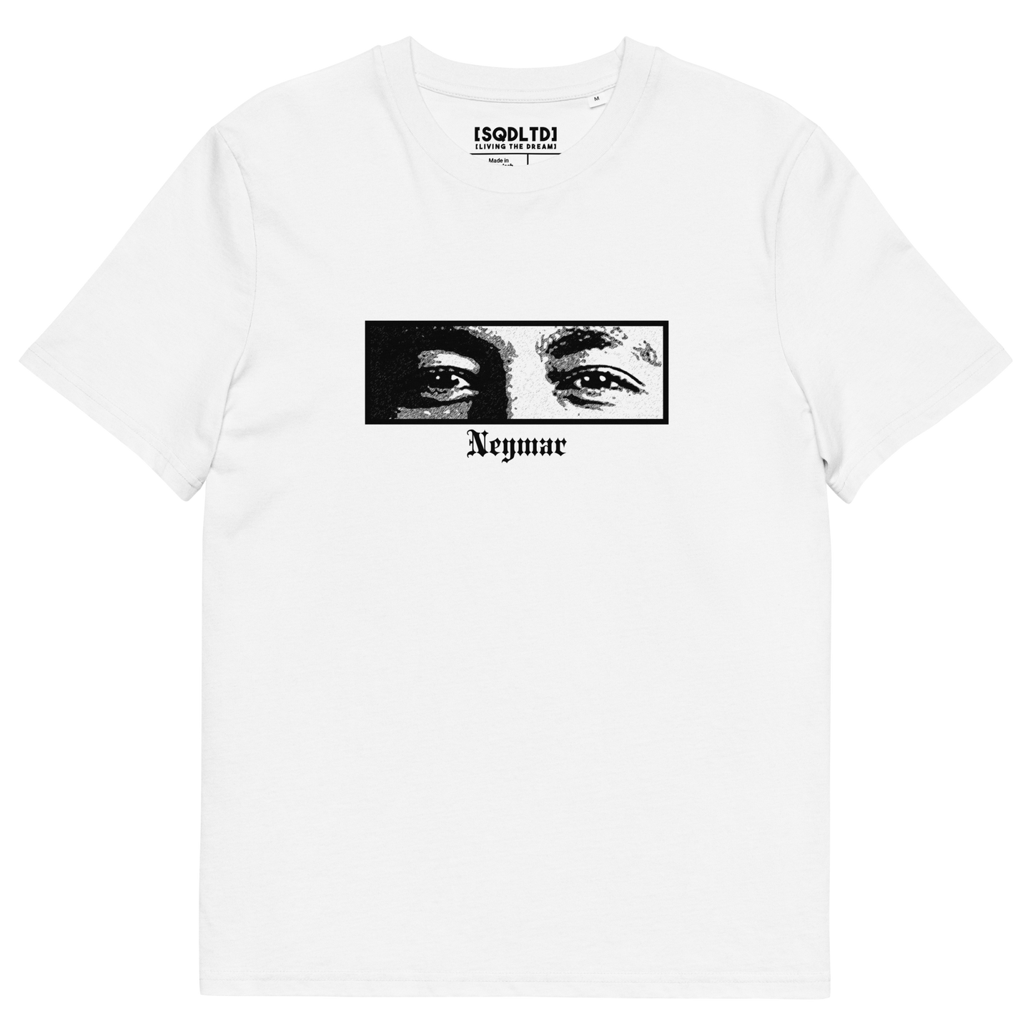 Sqdltd AU24 Neymar Stare Unisex organic cotton Tee