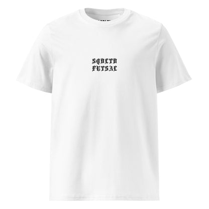 Sqdltd AU24 Embroidered Futsal Unisex organic cotton Tee BL