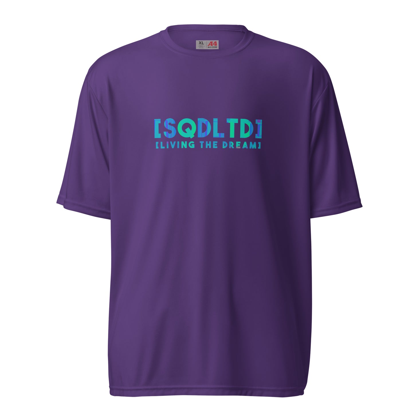 Sqdltd SU23 Unisex performance crew neck Tee Icewater