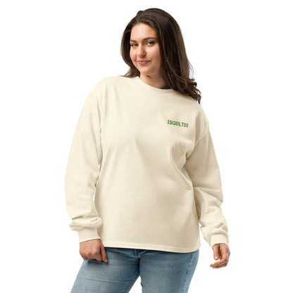 Sqdltd AU24 Embroidered Logo Premium heavyweight Long Sleeve Ramsay Green