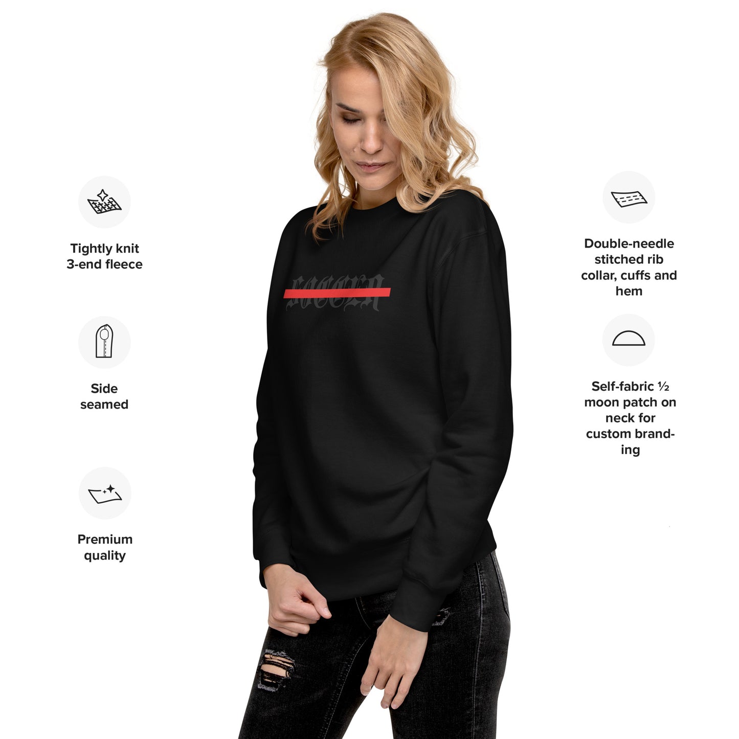 Sqdltd AU24 It's Football Unisex Premium Sweatshirt BL