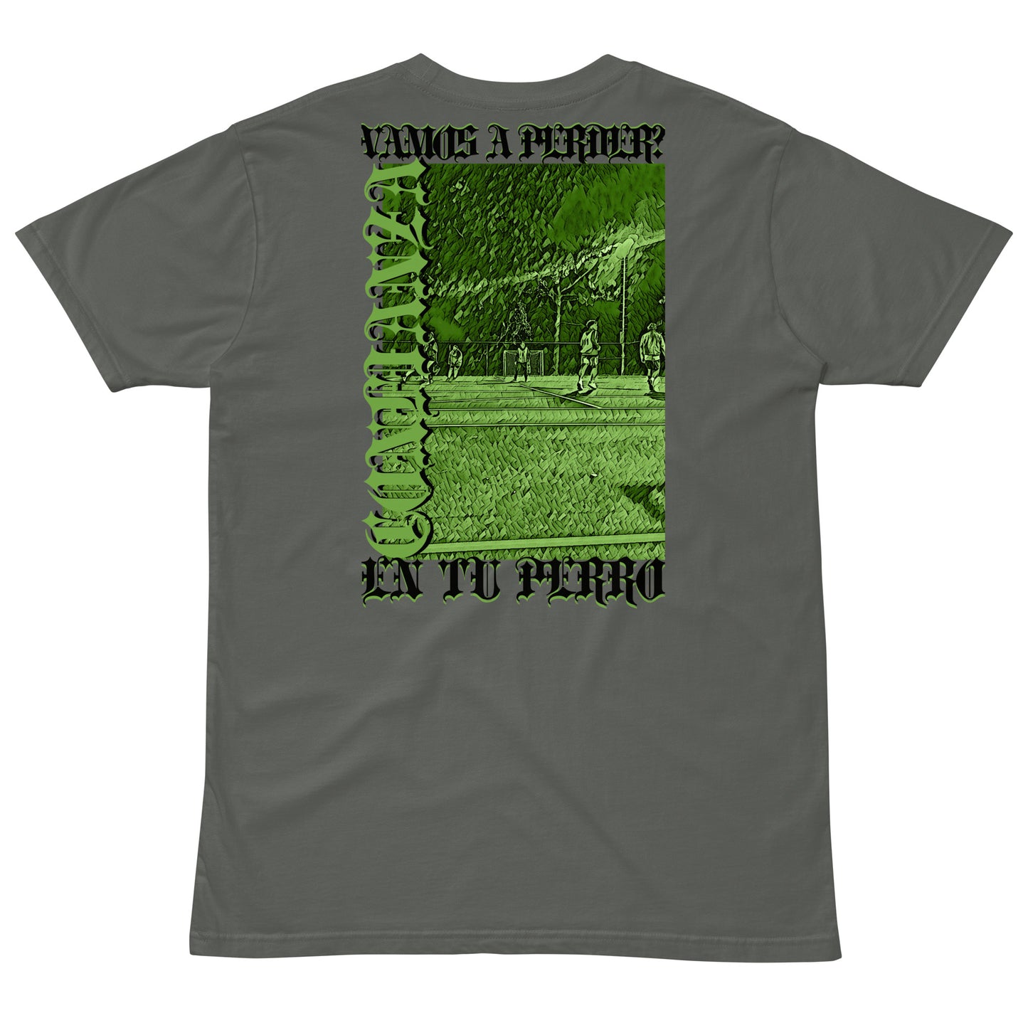 Sqdltd AU24 Streetball Por Siempre Unisex premium Tee Ramsay Green