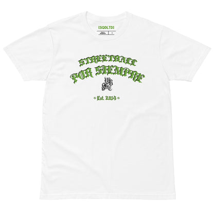 Sqdltd AU24 Streetball Por Siempre Unisex premium Tee Ramsay Green