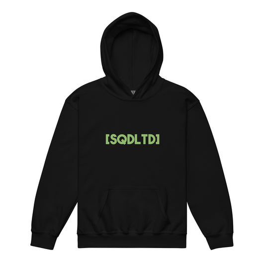 Sqdltd AU24 Logo Youth heavy blend hoodie Ramsay Green