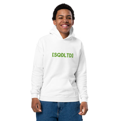 Sqdltd AU24 Logo Youth heavy blend hoodie Ramsay Green