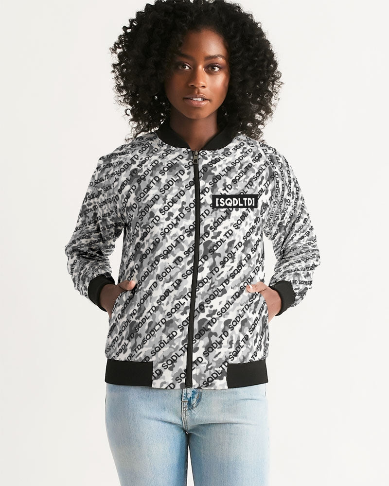 SQD Women's Bomber Jacket Camo Lite by Squared Limited