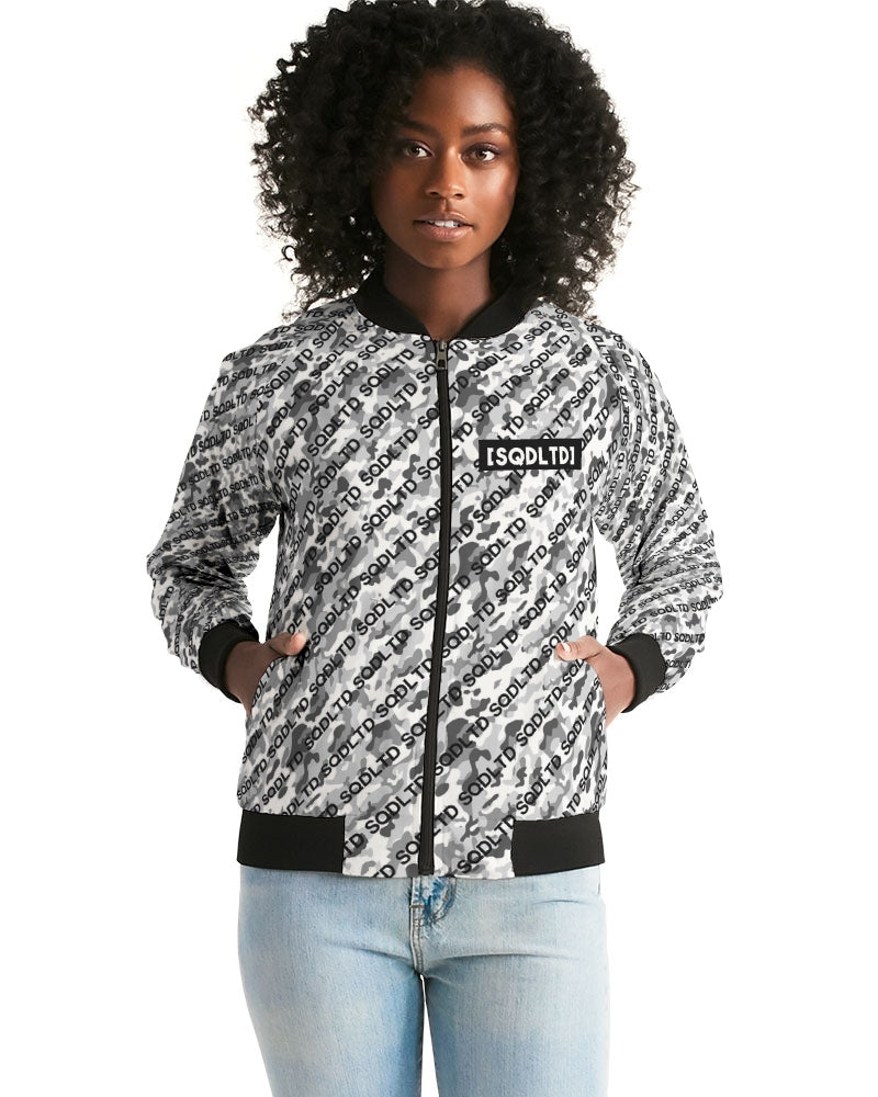 SQD Women's Bomber Jacket Camo Lite by Squared Limited