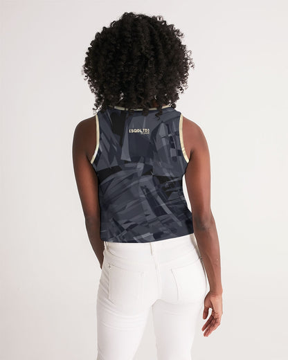 Sqdltd SB Women's Cropped Tank Polar Night