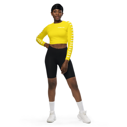 Sqdltd SP23 Recycled long-sleeve crop top BY