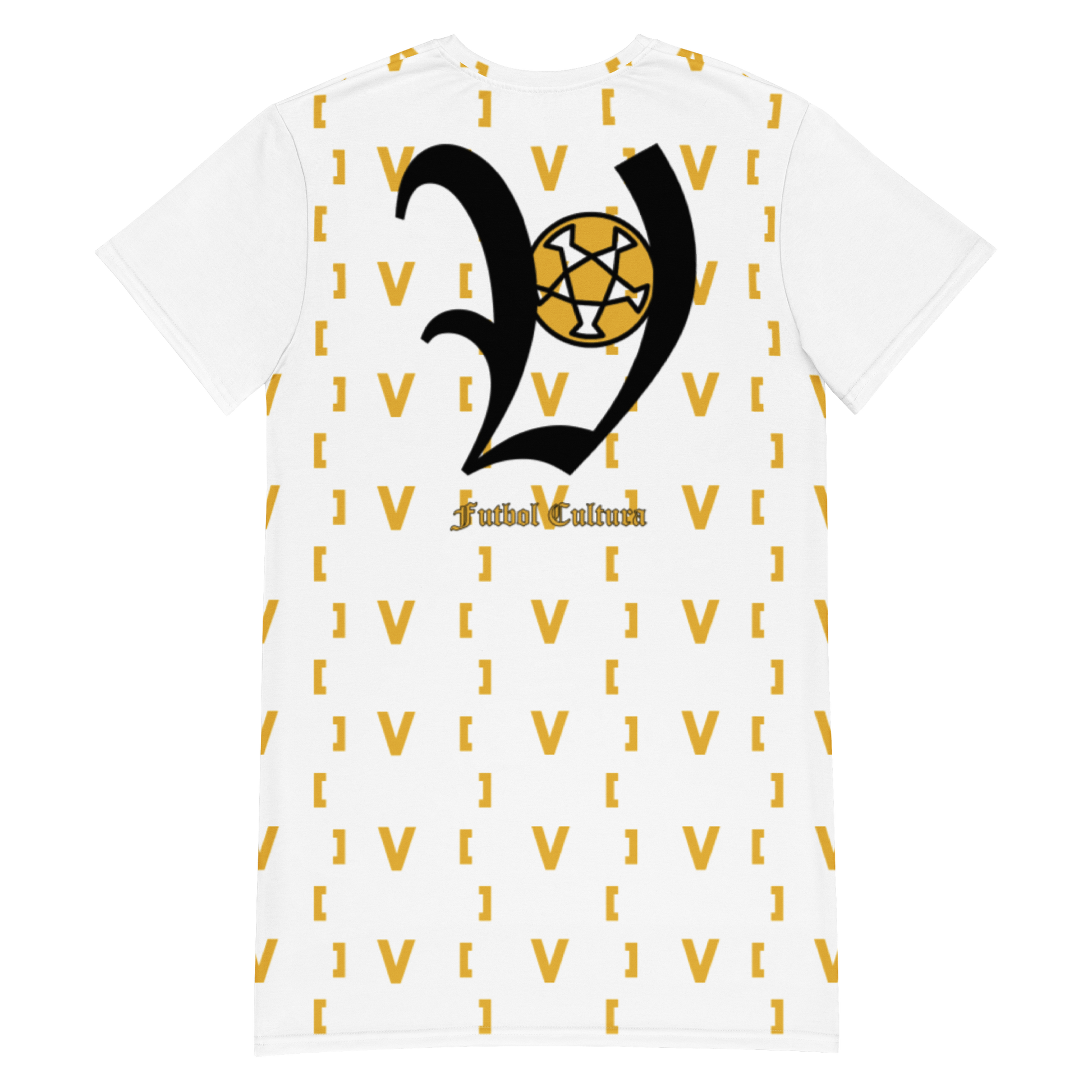 Sqdltd V T-shirt dress YBL