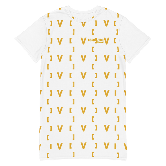 Sqdltd V T-shirt dress YBL