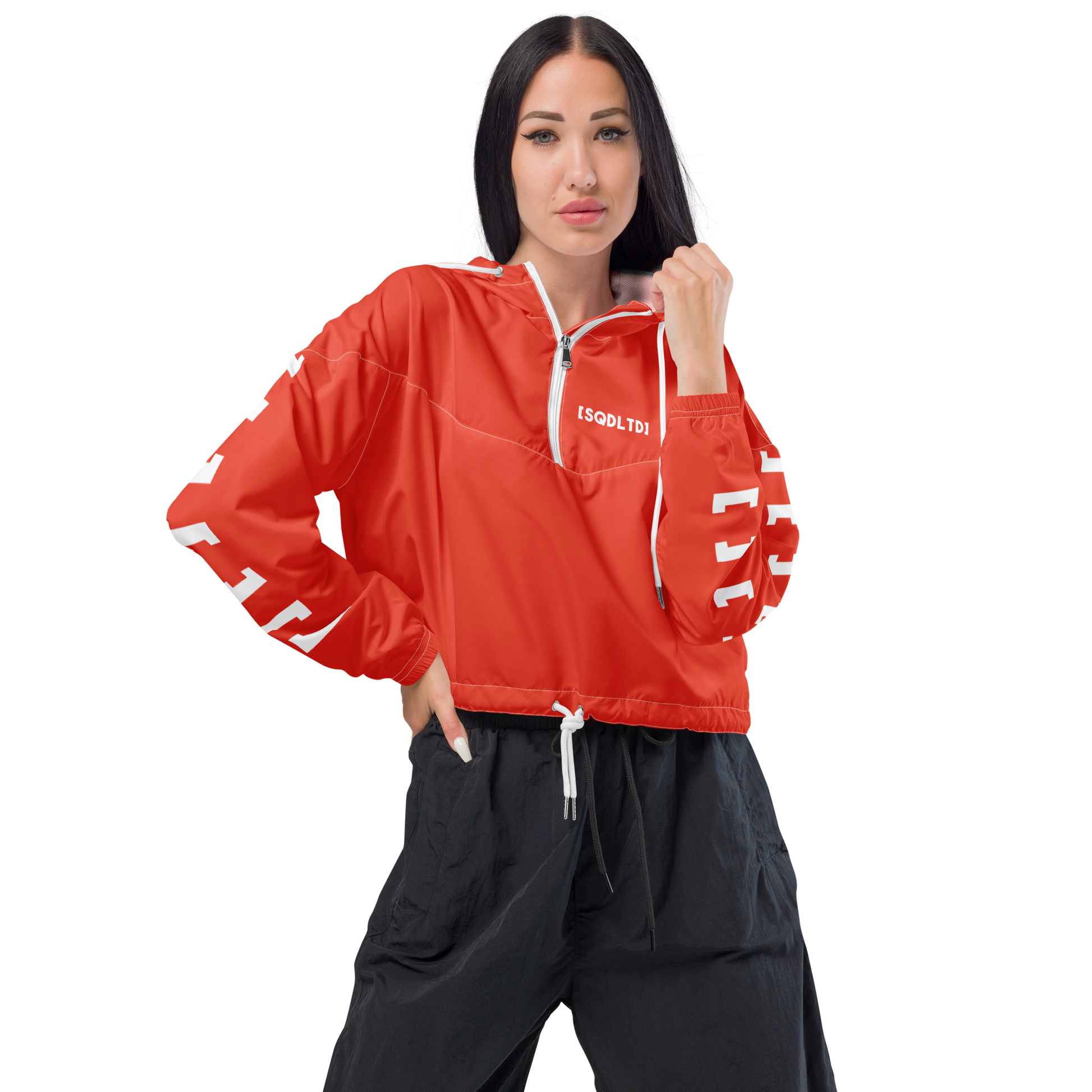 Sqdltd Women’s cropped windbreaker CT