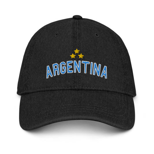 Sqdltd Argentina Tres Estrellas Denim Hat