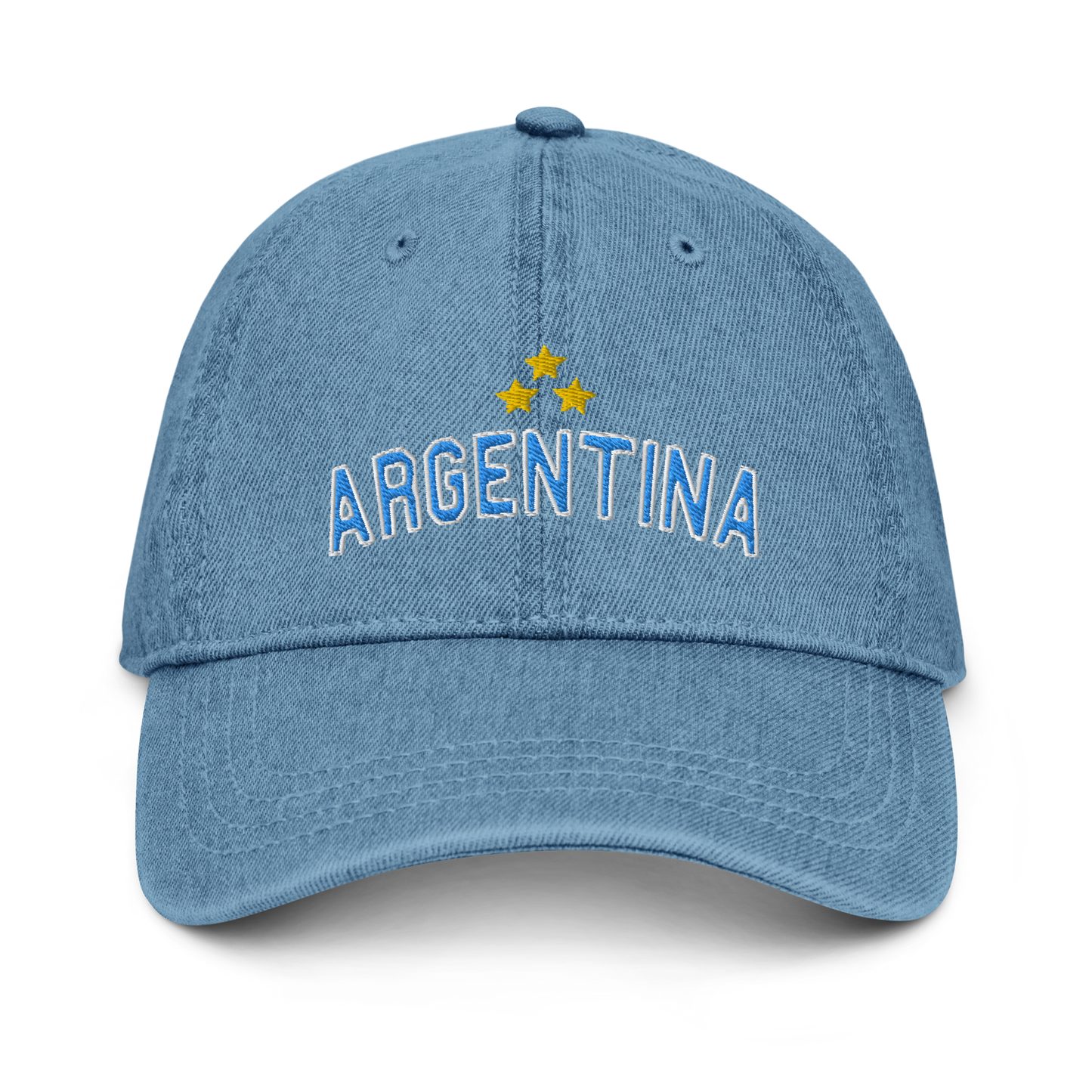 Sqdltd Argentina Tres Estrellas Denim Hat