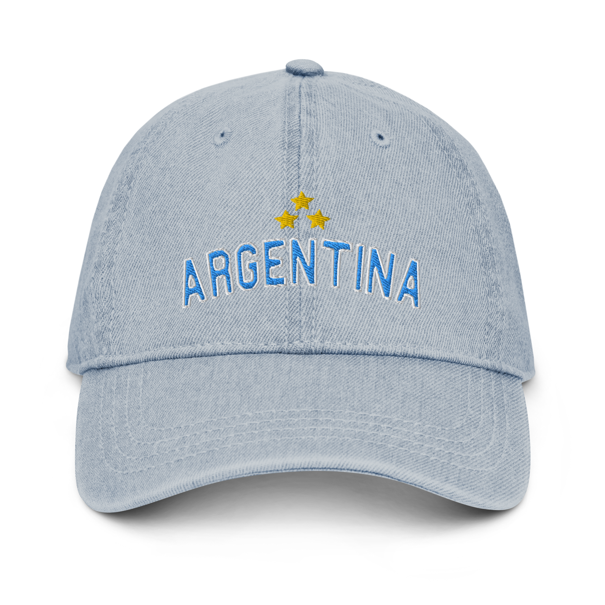 Sqdltd Argentina Tres Estrellas Denim Hat