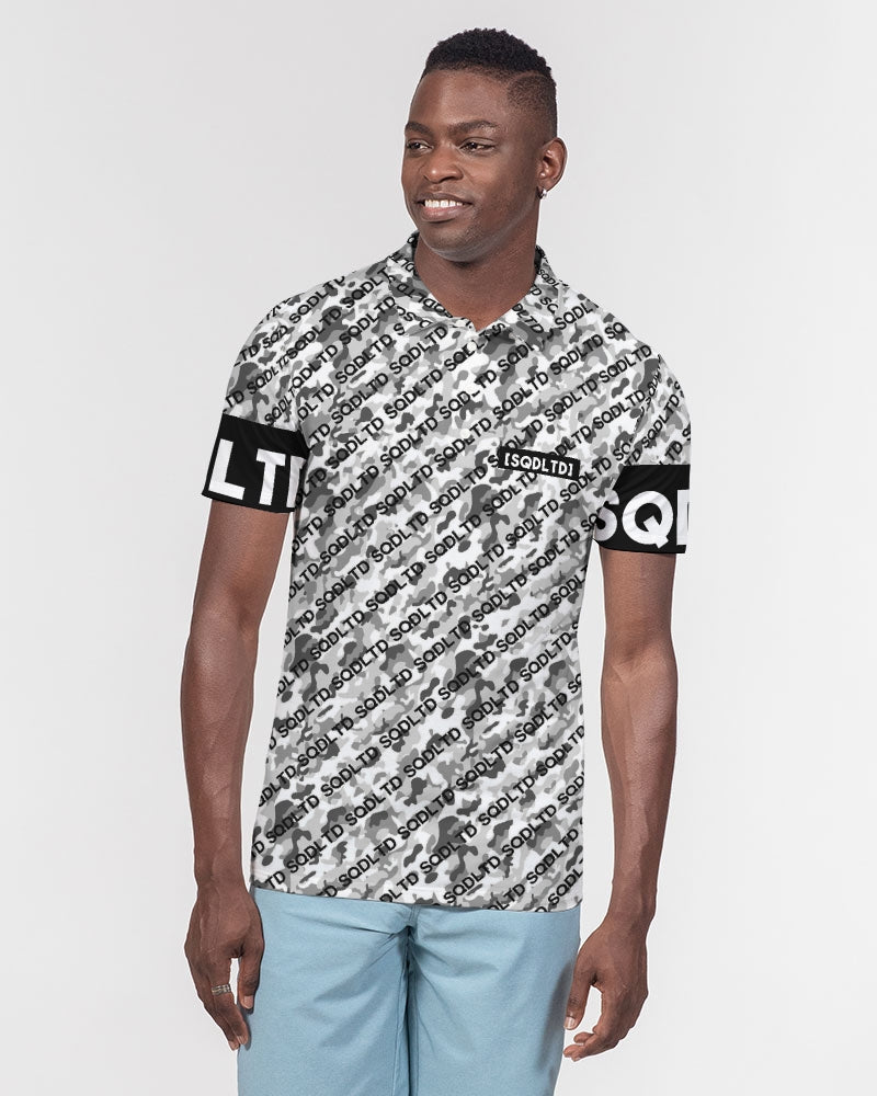SQD Men's Slim Fit Short Sleeve Polo Camo Lite by Squared Limited