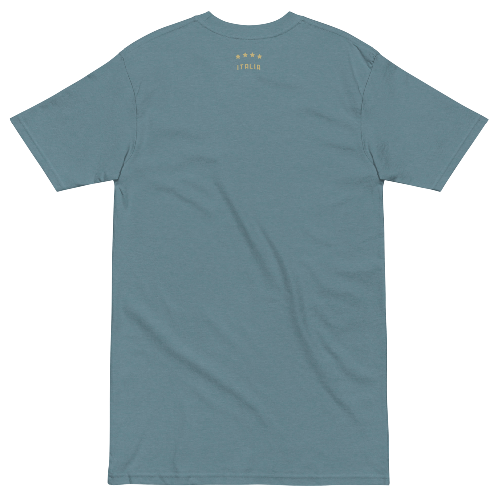 Eat More Pasta Men’s Premium Heavyweight Tee Italia