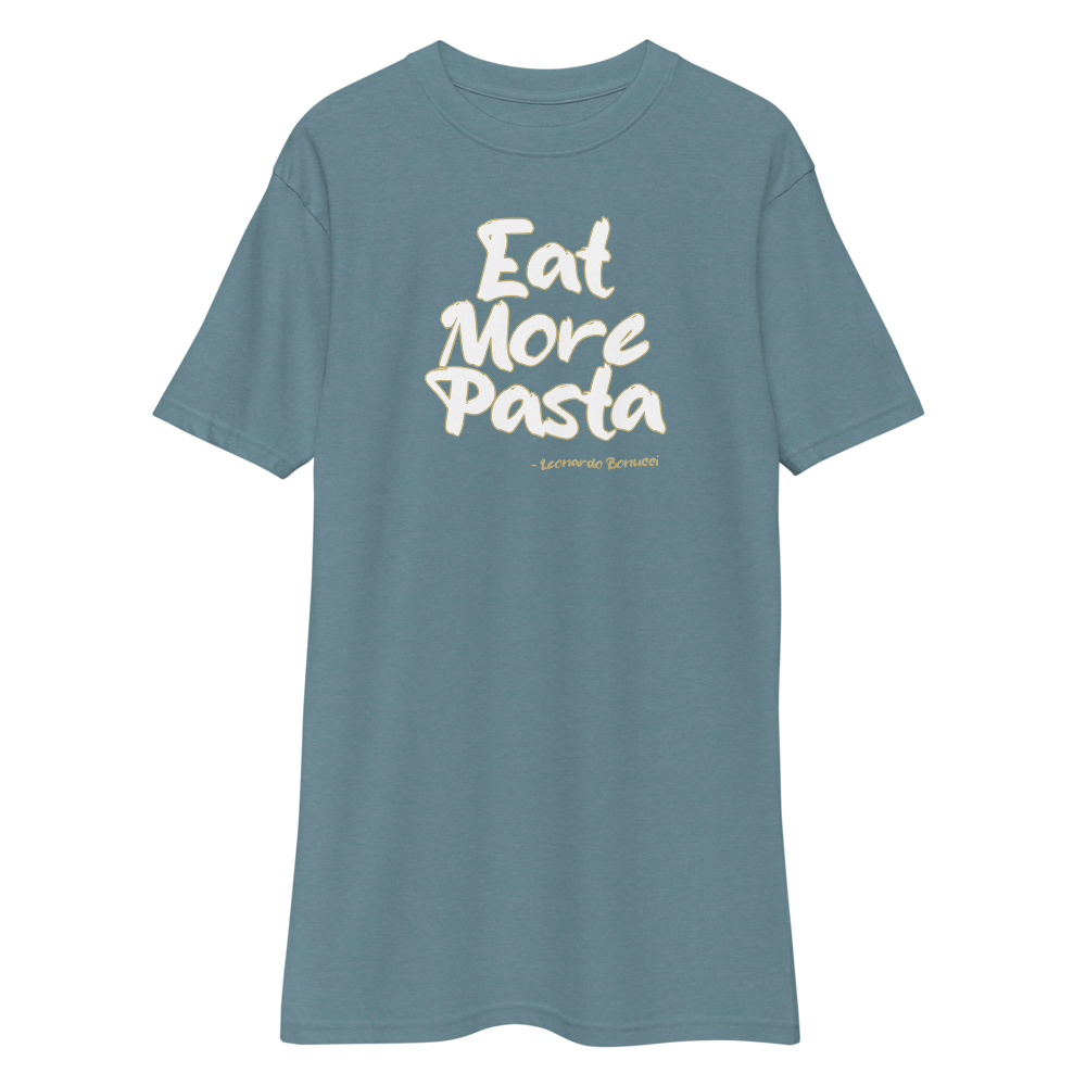 Eat More Pasta Men’s Premium Heavyweight Tee WL