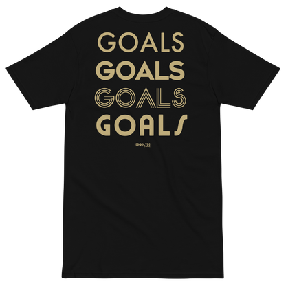 Sqdltd 4 Goals 5-Years Men’s premium heavyweight tee