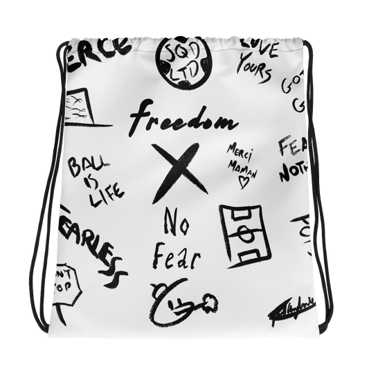 Freedom X No Fear Drawstring bag BL