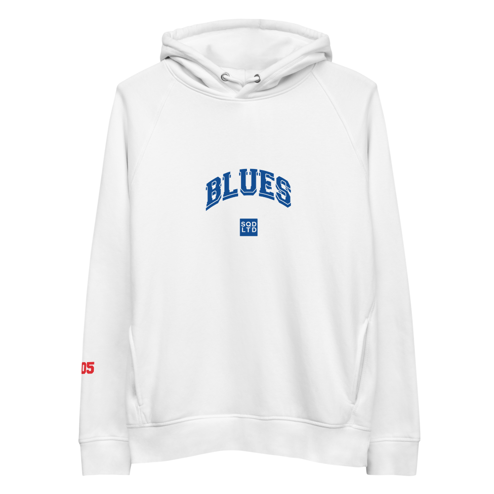 Blues Outline Pullover Hoodie by Squared Limited