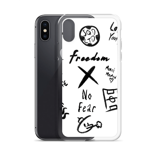 Freedom X No Fear iPhone Case BL