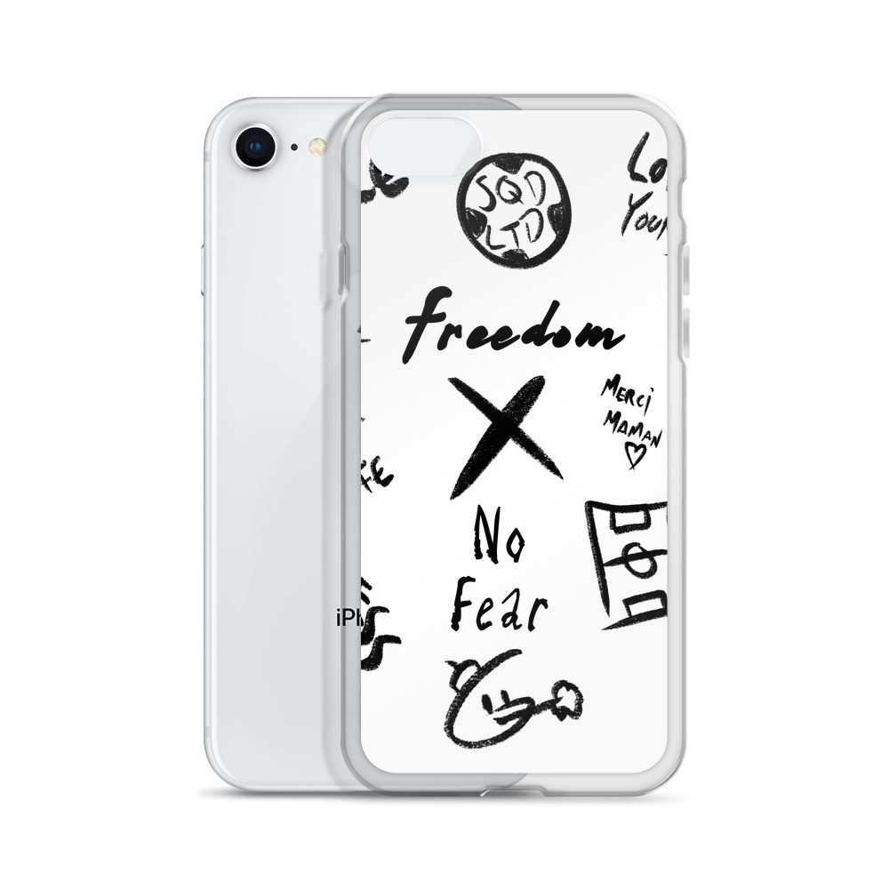 Freedom X No Fear iPhone Case BL