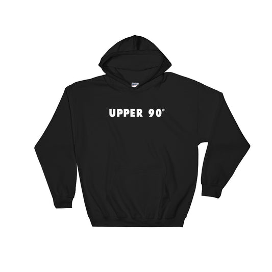 Upper 90 Hooded Sweatshirt white logo
