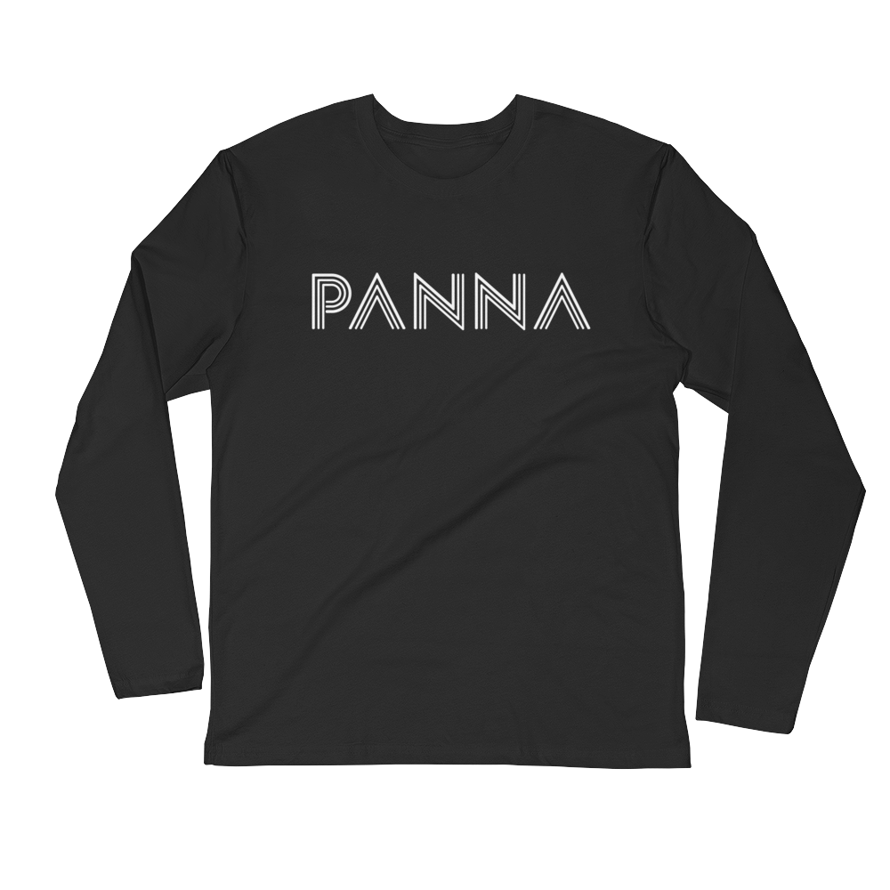 Panna C Long Sleeve Fitted Crew Shirt