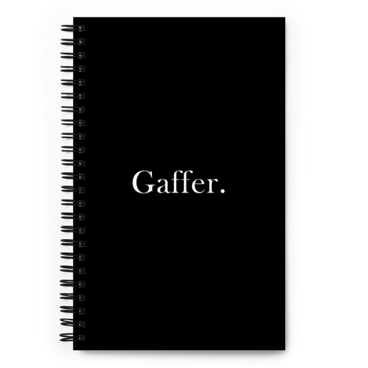 Sqdltd Gaffer Spiral notebook WL