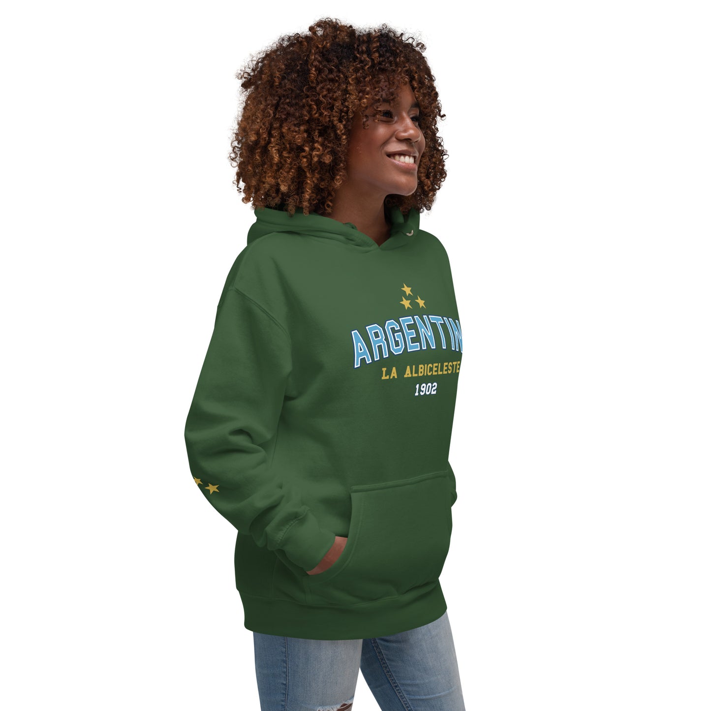 Sqdltd Albiceleste Colegio Tres Estrellas Unisex Hoodie