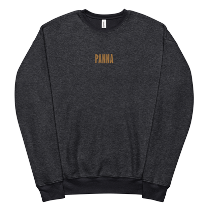 Panna Embroidered Unisex sueded fleece sweatshirt G